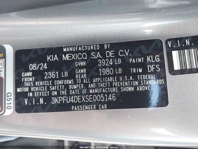 2025 KIA K4 EX 9