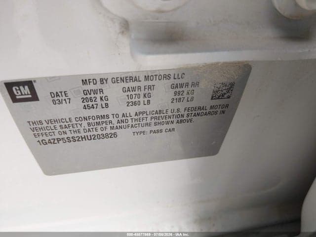 2017 BUICK LACROSSE ESSENCE 9