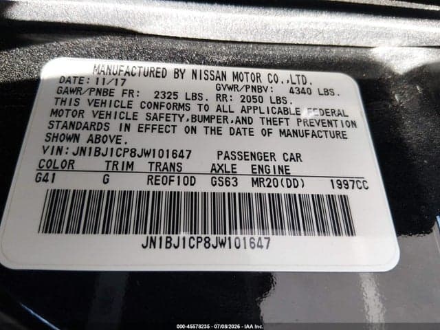 2018 NISSAN ROGUE SPORT SL 9