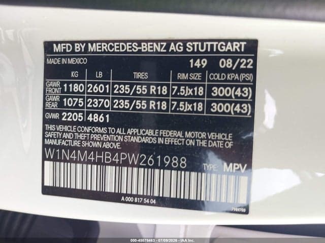 2023 MERCEDES-BENZ GLB 250 4MATIC 9