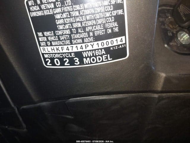 2023 HONDA WW150 A 10