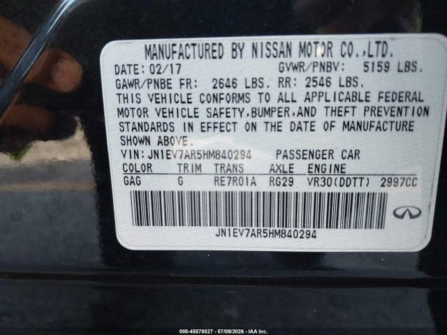 2017 INFINITI Q50 3.0T PREMIUM 9