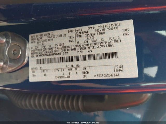 2023 FORD ESCAPE ACTIVE 9