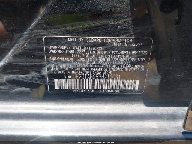2023 SUBARU CROSSTREK 9