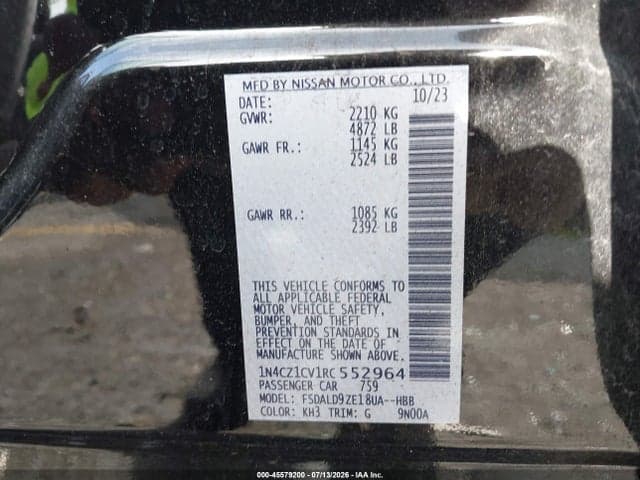 2024 NISSAN LEAF SV PLUS 9