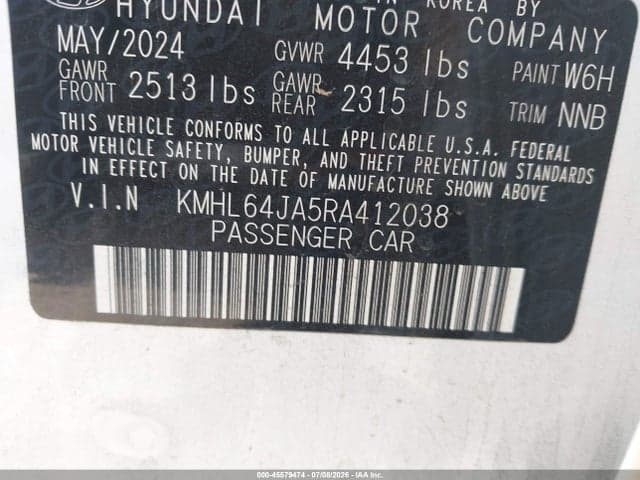 2024 HYUNDAI SONATA SEL 9