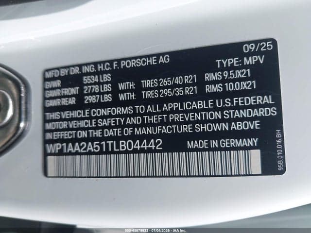 2026 PORSCHE MACAN T 9