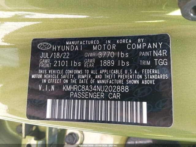 2022 HYUNDAI VENUE SEL 9