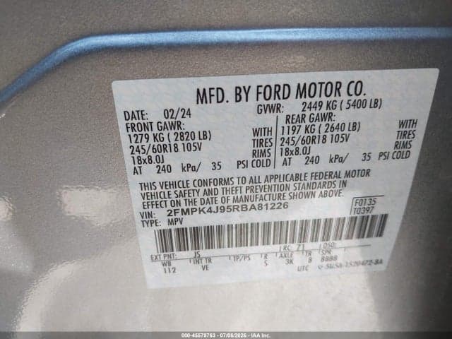 2024 FORD EDGE SEL 9