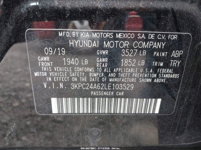 2020 HYUNDAI ACCENT SE 9