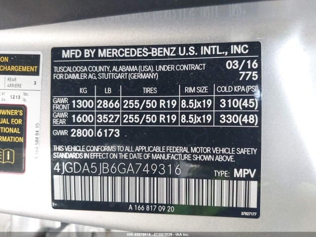 2016 MERCEDES-BENZ GLE 350 9