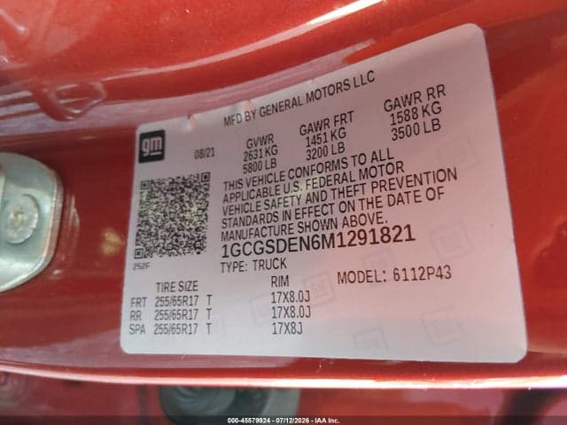 2021 CHEVROLET COLORADO 2WD SHORT BOX Z71 9