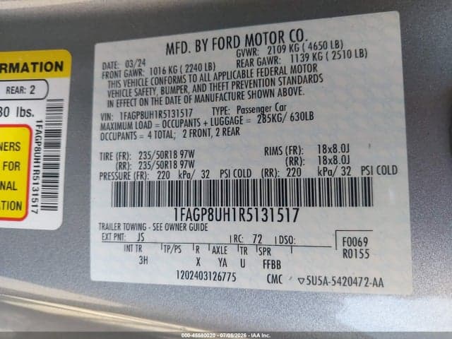 2024 FORD MUSTANG ECOBOOST PREMIUM 9
