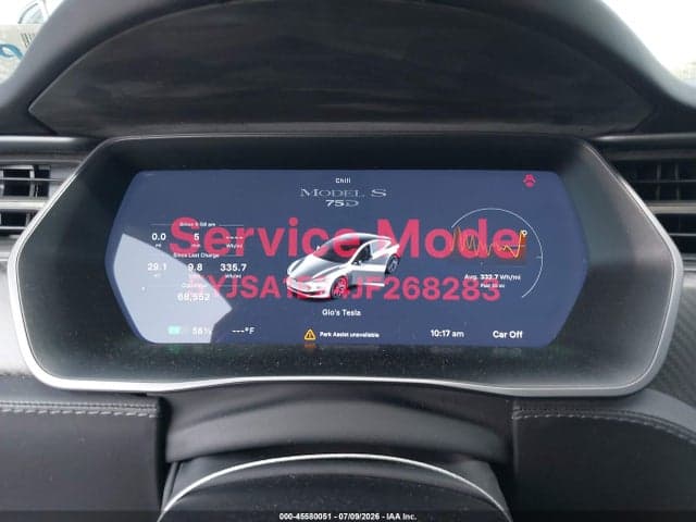 2018 TESLA MODEL S 100D/75D/P100D 7