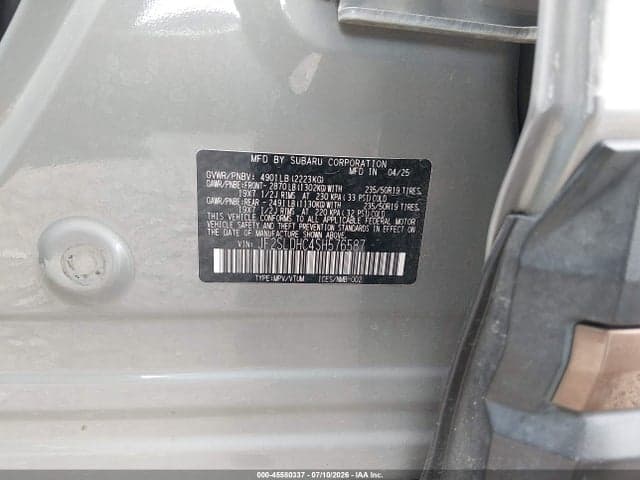 2025 SUBARU FORESTER SPORT 9