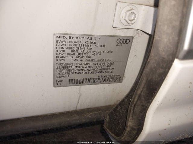 2018 AUDI Q7 2.0T PREMIUM 9