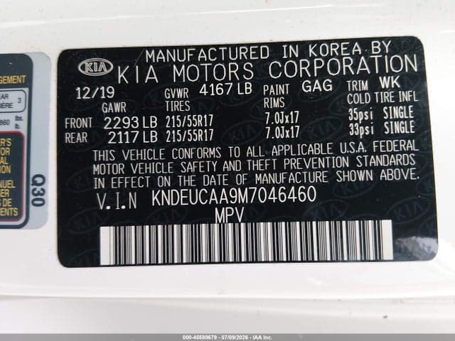 2021 KIA SELTOS S 9