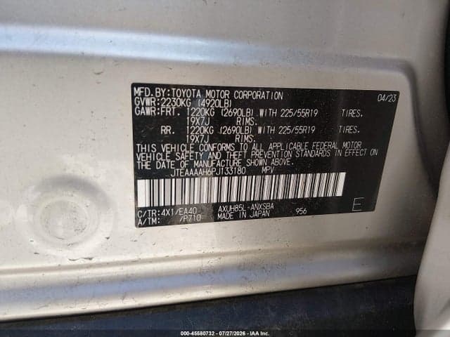 2023 TOYOTA VENZA LIMITED 9