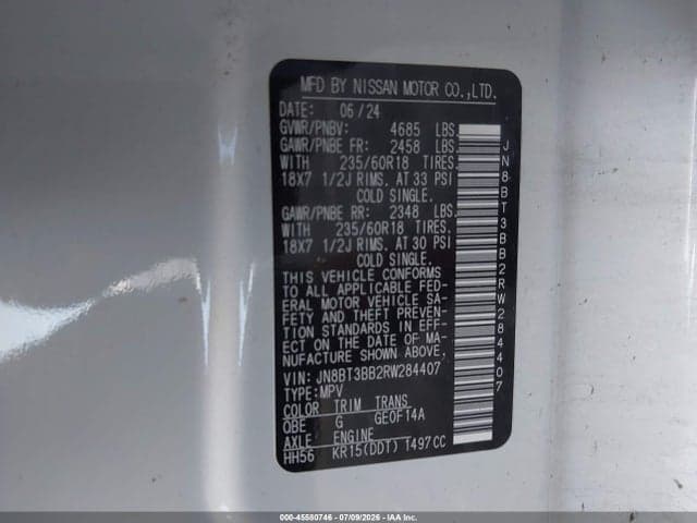 2024 NISSAN ROGUE SV INTELLIGENT AWD 9