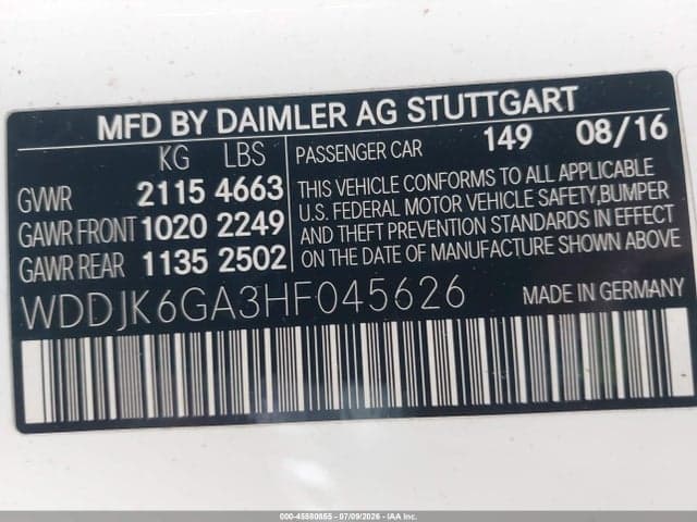 2017 MERCEDES-BENZ SL 450 9