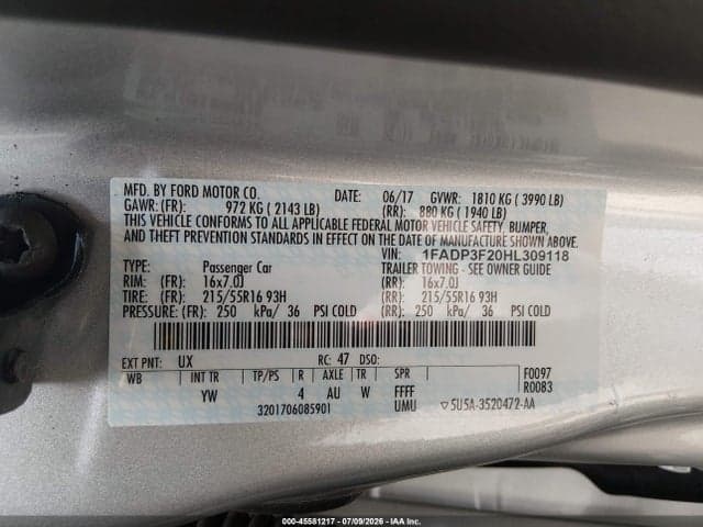 2017 FORD FOCUS SE 9