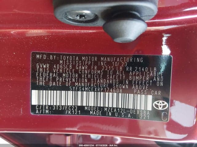 2024 TOYOTA COROLLA SE 9