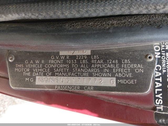 1976 MG MIGET 9