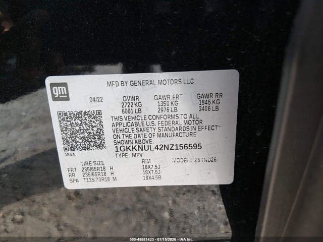 2022 GMC ACADIA AWD SLT 9