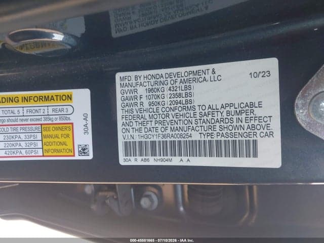 2024 HONDA ACCORD EX 9
