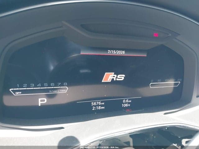 2025 AUDI RS 6 AVANT PERFORMANCE QUATTRO TIPTRONIC 7