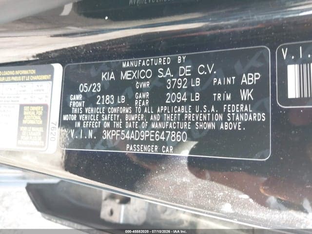 2023 KIA FORTE GT-LINE 9