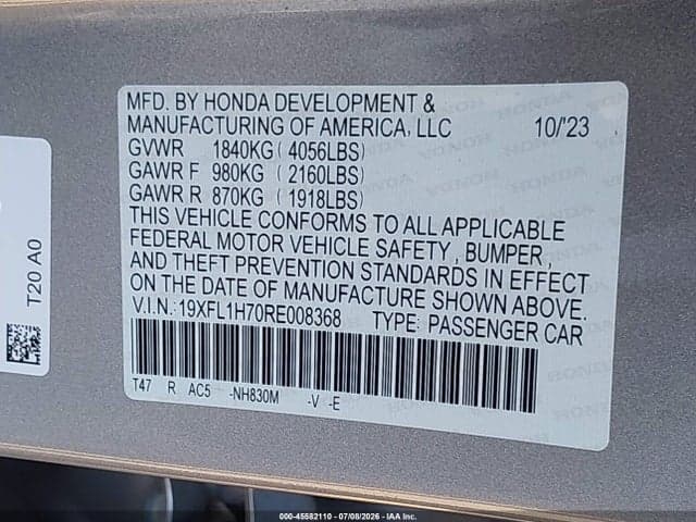 2024 HONDA CIVIC EX-L 9