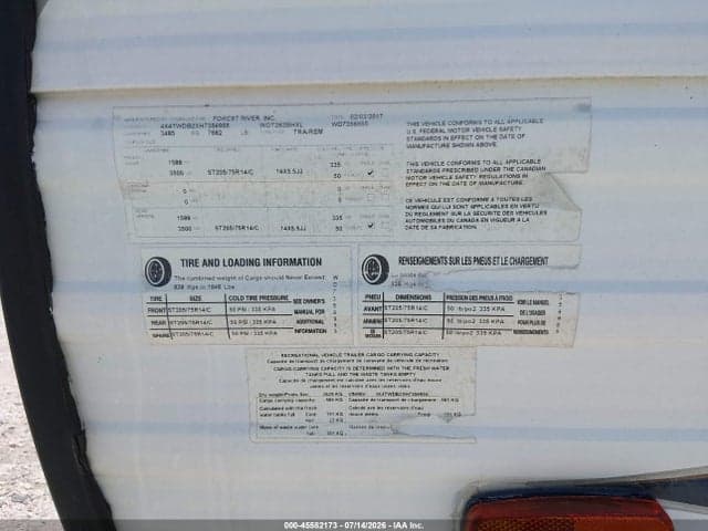 2017 FOREST RIVER WILDWOOD X 263BHXL 9