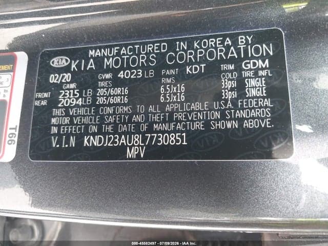 2020 KIA SOUL LX 9