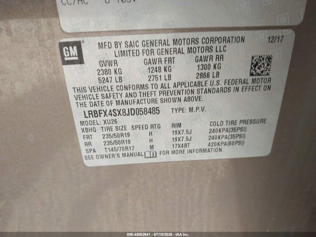 2018 BUICK ENVISION PREMIUM II 9