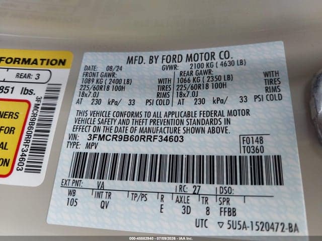 2024 FORD BRONCO SPORT BIG BEND 9