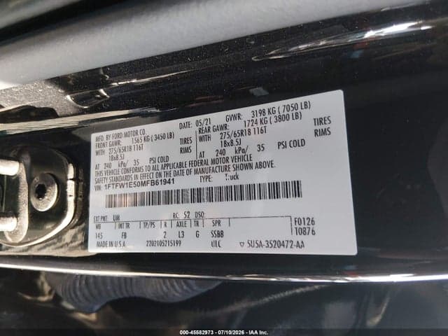 2021 FORD F-150 XLT 9