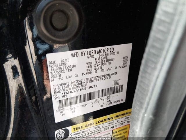 2016 FORD EXPEDITION LIMITED 9