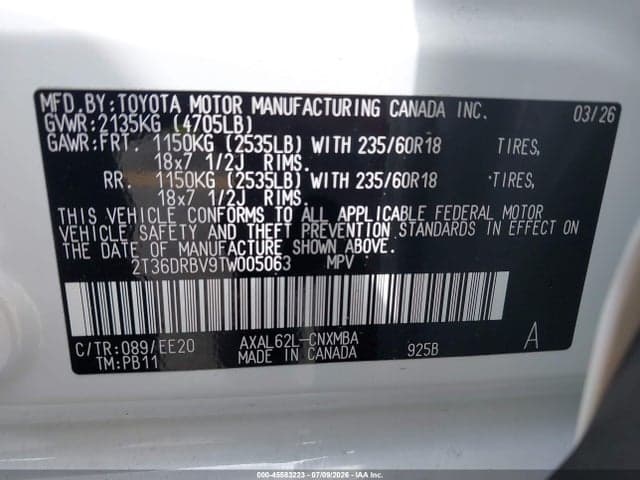 2026 TOYOTA RAV4 XLE PREMIUM 9