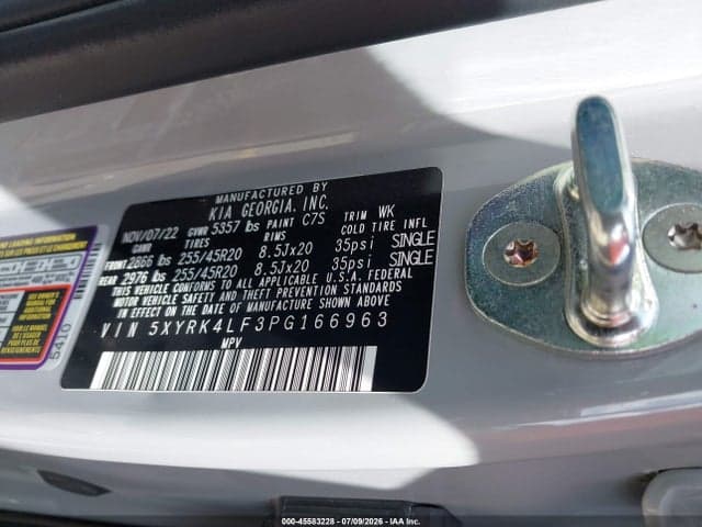 2023 KIA SORENTO SX 9