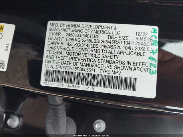 2023 HONDA PASSPORT AWD EX-L 9