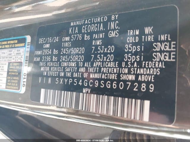 2025 KIA TELLURIDE SX 9