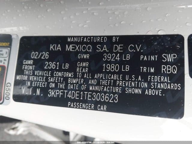 2026 KIA K4 LXS 9