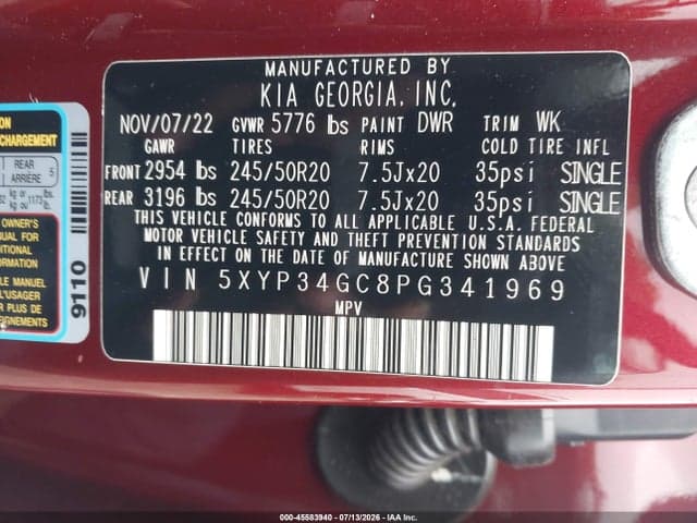 2023 KIA TELLURIDE EX 9