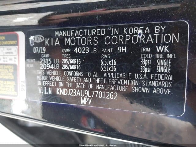 2020 KIA SOUL S 9