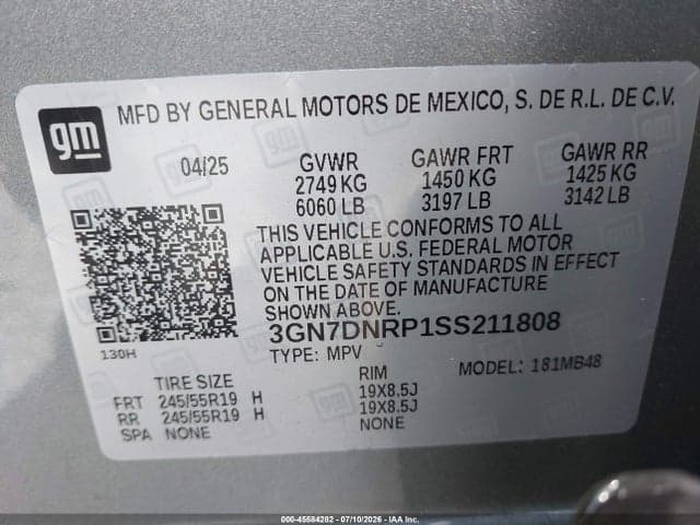 2025 CHEVROLET EQUINOX EV LT 2 9