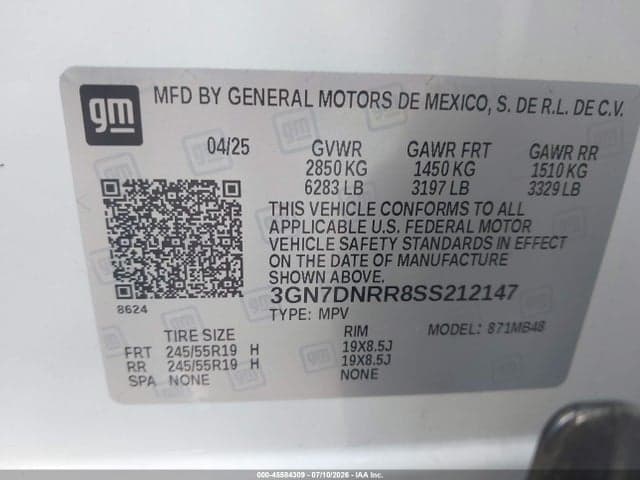 2025 CHEVROLET EQUINOX EV LT 2 9