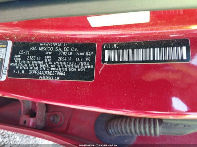 2021 KIA FORTE LXS 9