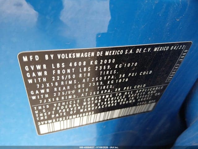 2022 VOLKSWAGEN TAOS 1.5T SE 9