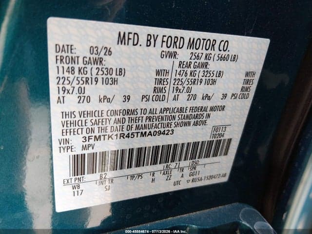 2026 FORD MUSTANG MACH-E SELECT 9
